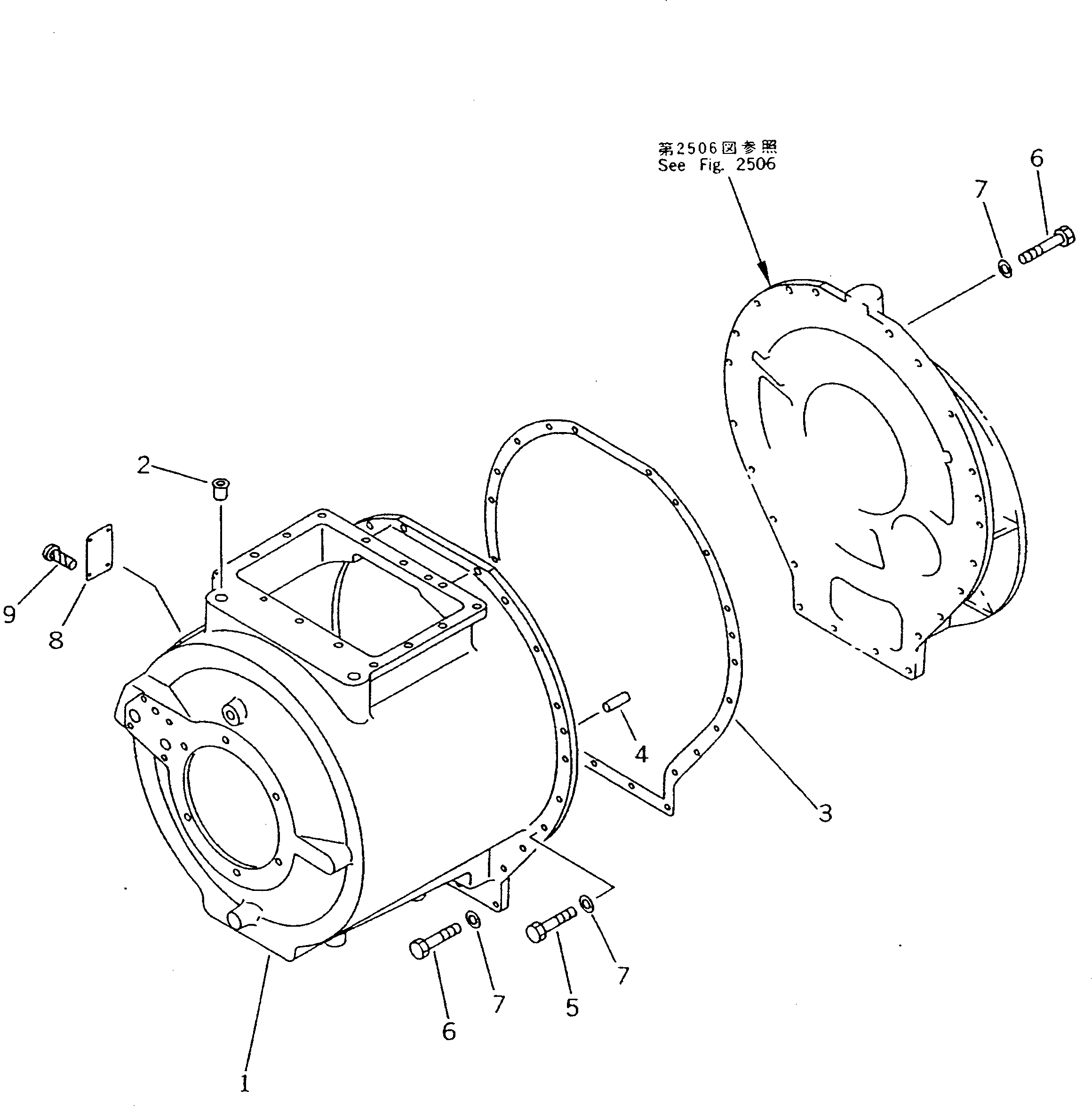 Схема запчастей Komatsu D135A-1 - ТРАНСМИССИЯ (/) КОРПУС ГИДРОТРАНСФОРМАТОР И TRNSMISSION