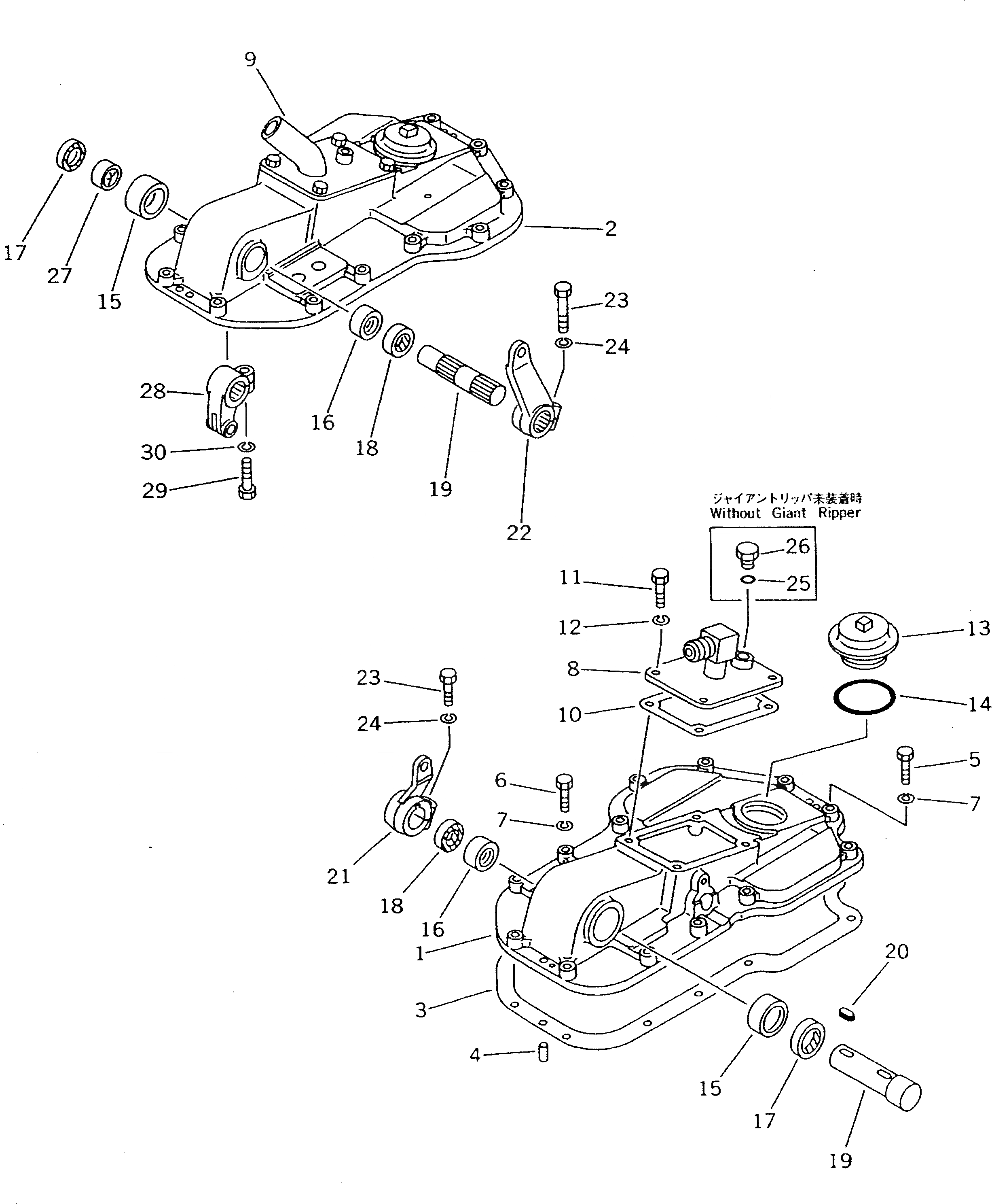 Схема запчастей Komatsu D135A-2 - РУЛЕВ. УПРАВЛЕНИЕ КОРПУС COVER ГТР CONVERTOR¤ТРАНСМИССИЯ¤ РУЛЕВ. УПРАВЛЕНИЕ И КОНЕЧНАЯ ПЕРЕДАЧА