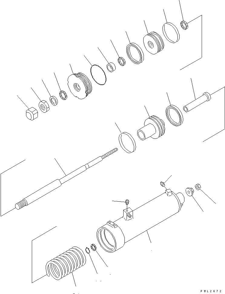 Схема запчастей Komatsu D155A-2A - ТОРМОЗН. ЦИЛИНДР (С ВСПОМОГ. СИСТ. ТОРМОЗНОГО МЕХ-МА) СИЛОВАЯ ПЕРЕДАЧА И КОНЕЧНАЯ ПЕРЕДАЧА