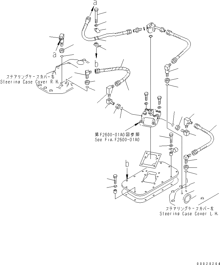 Схема запчастей Komatsu D155A-2A - ТОРМОЗНАЯ ГИДРОЛИНИЯ СИЛОВАЯ ПЕРЕДАЧА И КОНЕЧНАЯ ПЕРЕДАЧА