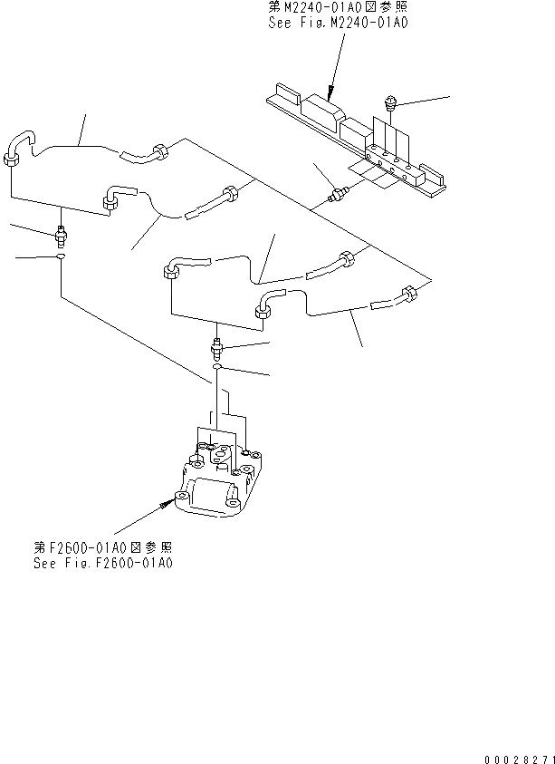 Схема запчастей Komatsu D155A-2A - МАСЛ. PRESSURE КОНТРОЛЬ СИЛОВАЯ ПЕРЕДАЧА И КОНЕЧНАЯ ПЕРЕДАЧА