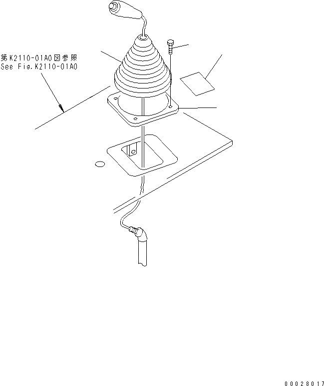 Схема запчастей Komatsu D155A-2A - РЫЧАГ УПРАВЛЕНИЯ РЫХЛИТЕЛЕМ (ДЛЯ РЕГУЛИР. ТИП РЫХЛИТЕЛЬ)(№7-) ГИДРАВЛИКА
