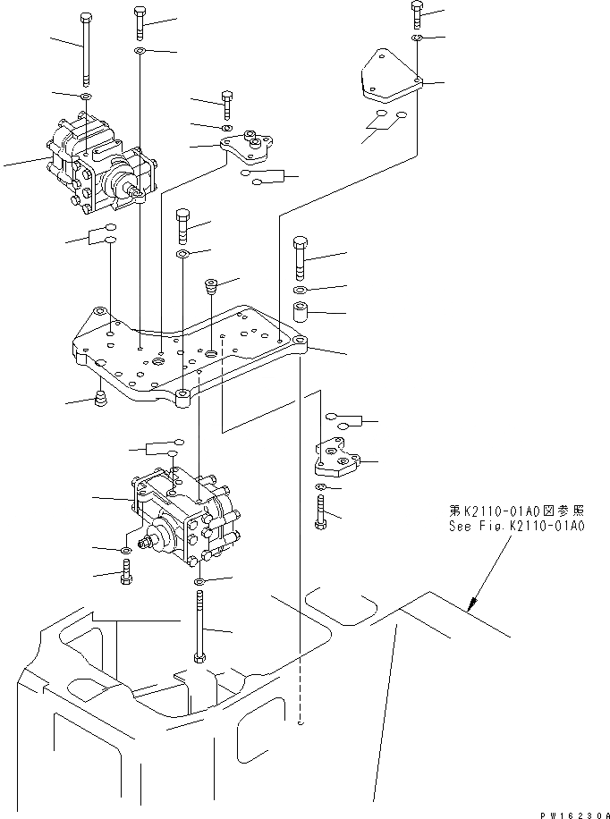 Схема запчастей Komatsu D155A-2A - СЕДЛО КЛАПАНА (ДЛЯ ЖЕСТК. РЫХЛИТЕЛЬ)(№7-787) КАБИНА ОПЕРАТОРА И СИСТЕМА УПРАВЛЕНИЯ