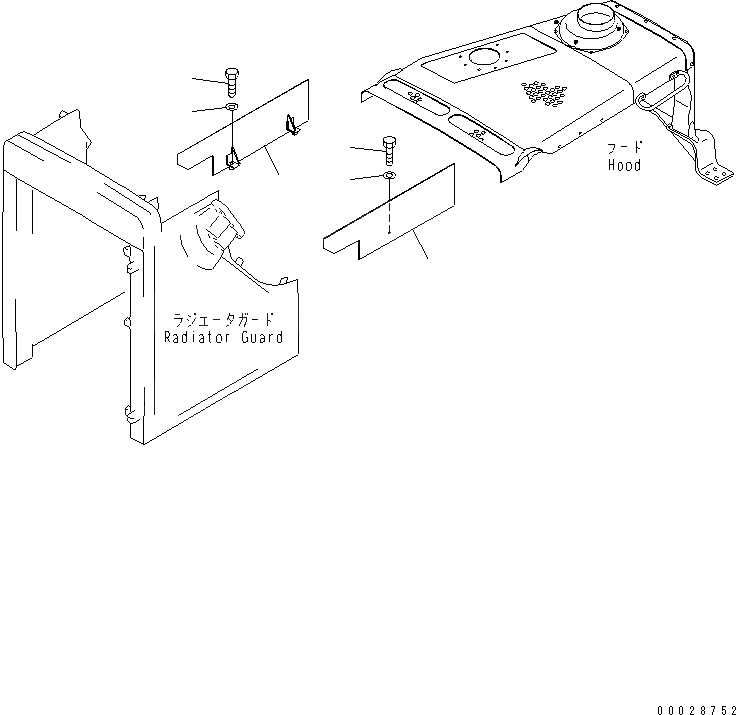 Схема запчастей Komatsu D155A-2A - БОКОВ. КРЫШКА LESS ЧАСТИ КОРПУСА