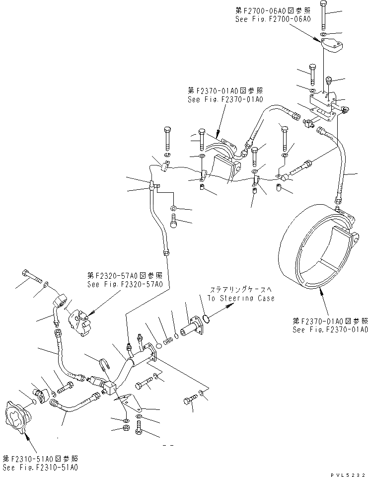 Схема запчастей Komatsu D155A-2A - ГИДРАВЛИКА РУЛ. УПРАВЛЕНИЯ (/) (ДЛЯ ШЛАКОВОЕ. ПР-ВО) (ДЛЯ KOUNOIKE)(№7-) СИЛОВАЯ ПЕРЕДАЧА И КОНЕЧНАЯ ПЕРЕДАЧА