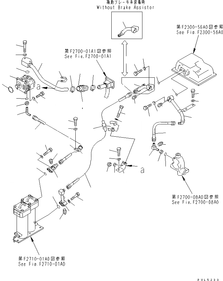 Схема запчастей Komatsu D155A-2A - СИСТЕМА ТРУБ ТРАНСМИССИИ (ДЛЯ ШЛАКОВОЕ. ПР-ВО) (ДЛЯ KOUNOIKE)(№7-) СИЛОВАЯ ПЕРЕДАЧА И КОНЕЧНАЯ ПЕРЕДАЧА