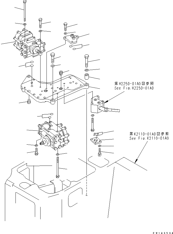 Схема запчастей Komatsu D155A-2A - СЕДЛО КЛАПАНА (ДЛЯ РЕГУЛИР. ТИП РЫХЛИТЕЛЬ) КАБИНА ОПЕРАТОРА И СИСТЕМА УПРАВЛЕНИЯ