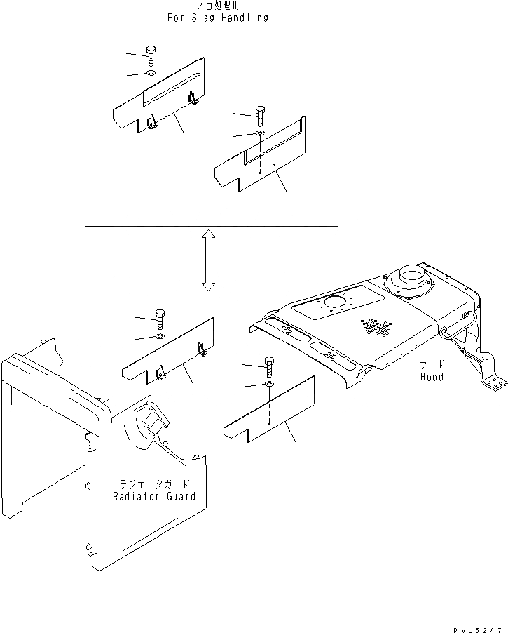 Схема запчастей Komatsu D155A-2A - БОКОВ. КРЫШКА LESS ЧАСТИ КОРПУСА