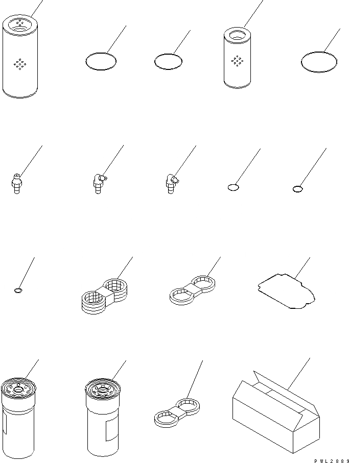 Схема запчастей Komatsu D155A-2A - ЗАП. ЧАСТИ АКСЕССУАРЫ