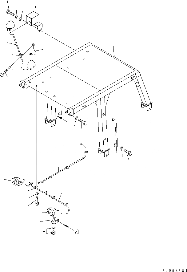 Схема запчастей Komatsu D155A-1 - R.O.P.S. С ГОЛОВНОЕ ОСВЕЩЕНИЕ(№87-) ОПЦИОННЫЕ КОМПОНЕНТЫ