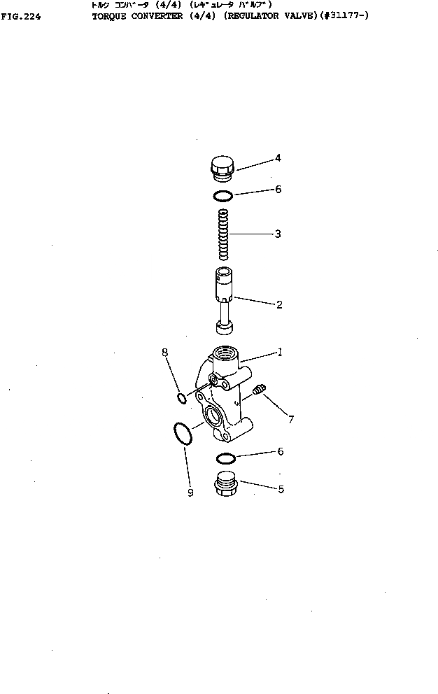 Схема запчастей Komatsu D155A-1 - ГИДРОТРАНСФОРМАТОР (/) (РЕГУЛИР. КЛАПАН)(№77-) ГИДРОТРАНСФОРМАТОР И ТРАНСМИССИЯ