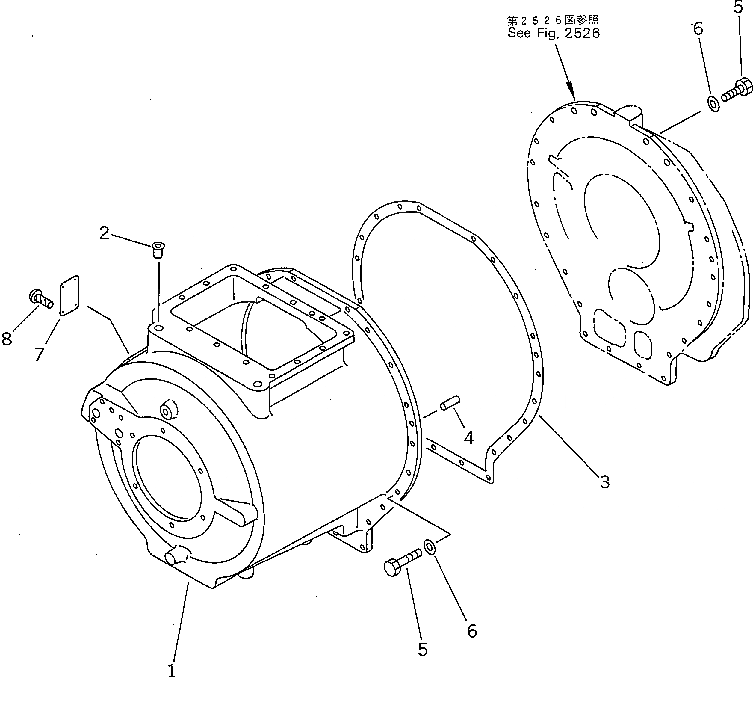 Схема запчастей Komatsu D155A-2 - ТРАНСМИССИЯ (/) КОРПУС (ШУМОПОДАВЛ. СПЕЦ-Я ДЛЯ EC)(№-(9)) ГТР CONVERTOR¤ТРАНСМИССИЯ¤ РУЛЕВ. УПРАВЛЕНИЕ И КОНЕЧНАЯ ПЕРЕДАЧА