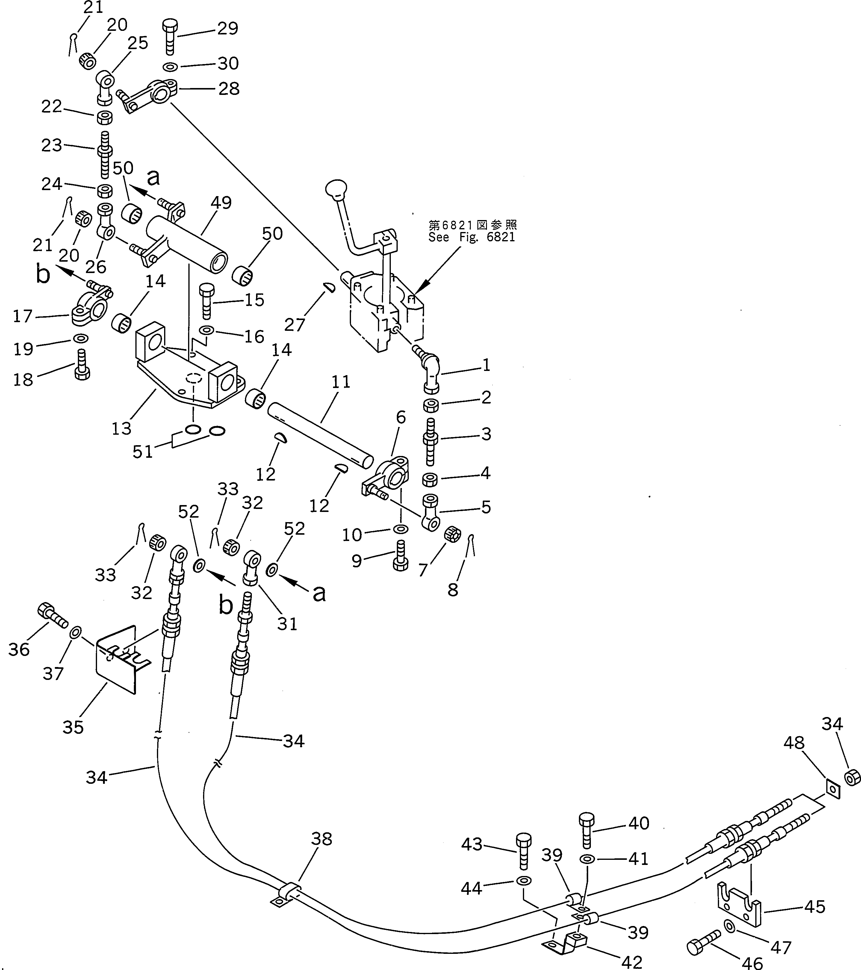Схема запчастей Komatsu D155A-2 - ТЯГОВ. ЛЕБЕДКА МЕХ-М УПРАВЛ-Я УПРАВЛ-Е РАБОЧИМ ОБОРУДОВАНИЕМ