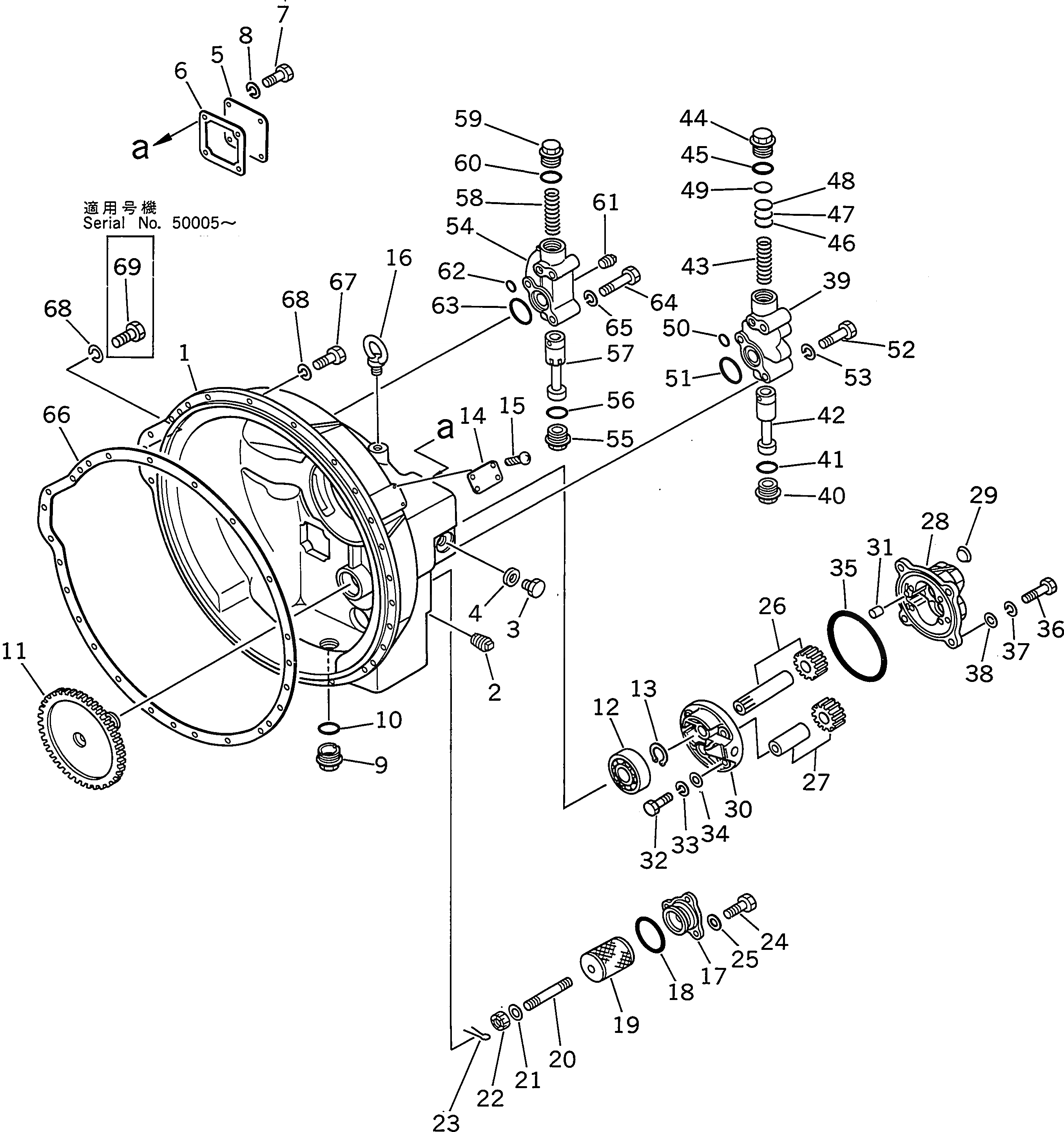 Схема запчастей Komatsu D155A-2 - ГИДРОТРАНСФОРМАТОР (/) (TCS-E)(№-(98)) ГТР CONVERTOR¤ТРАНСМИССИЯ¤ РУЛЕВ. УПРАВЛЕНИЕ И КОНЕЧНАЯ ПЕРЕДАЧА