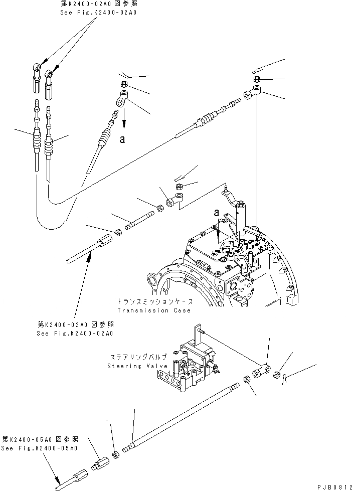 Схема запчастей Komatsu D155A-3 - СИЛОВАЯ ЛИНИЯ SUB УПРАВЛ-Е СИЛОВАЯ ПЕРЕДАЧА И КОНЕЧНАЯ ПЕРЕДАЧА