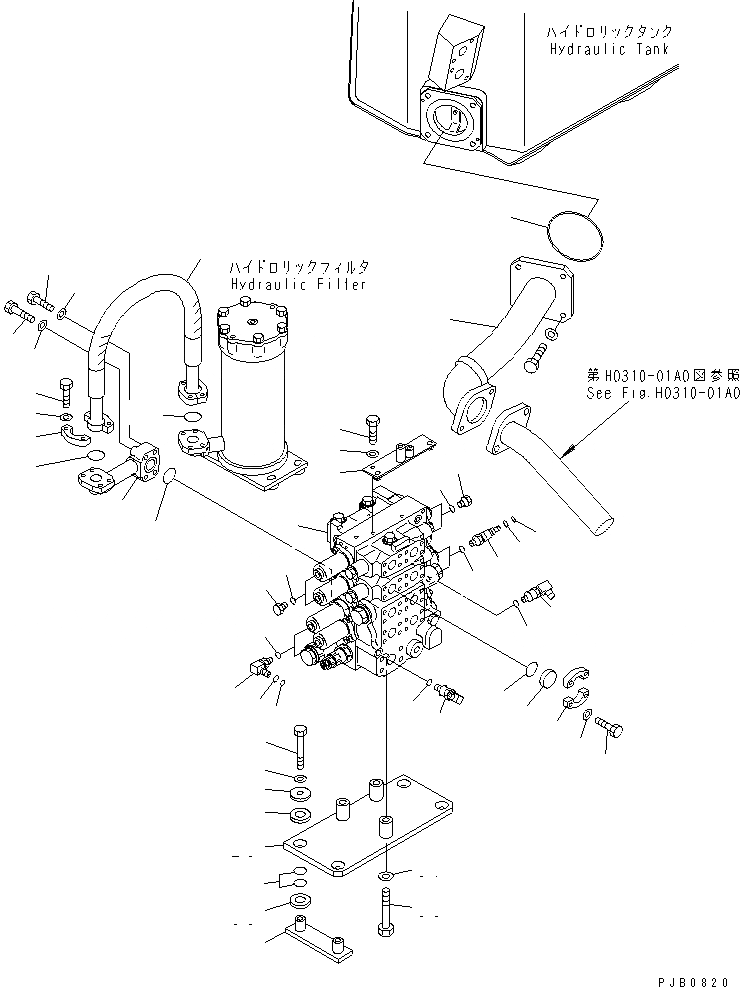 Схема запчастей Komatsu D155A-3 - C.L.S.S. КЛАПАН ЧАСТИ КОРПУСА