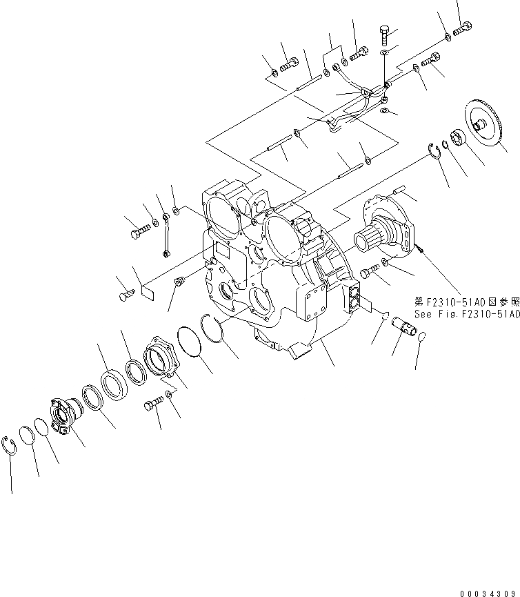 Схема запчастей Komatsu D155A-5 - ГИДРОТРАНСФОРМАТОР (КОРПУС И ТРУБЫ) (МОРОЗОУСТОЙЧИВ. СПЕЦ-Я)(№7-) СИЛОВАЯ ПЕРЕДАЧА И КОНЕЧНАЯ ПЕРЕДАЧА