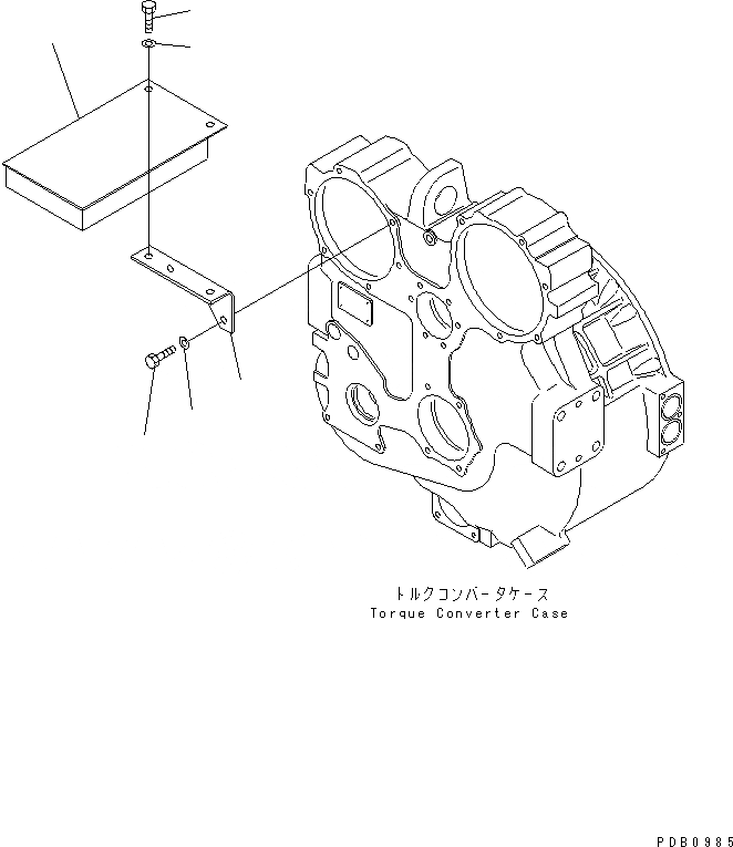 Схема запчастей Komatsu D155A-5 - NOISE ABSORPTION СИЛОВАЯ ПЕРЕДАЧА И КОНЕЧНАЯ ПЕРЕДАЧА