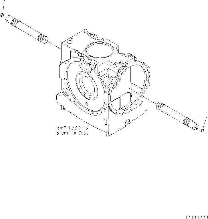 Схема запчастей Komatsu D155A-6 - СИЛОВАЯ ПЕРЕДАЧА (BUTTON)(№8-) СИЛОВАЯ ПЕРЕДАЧА И КОНЕЧНАЯ ПЕРЕДАЧА