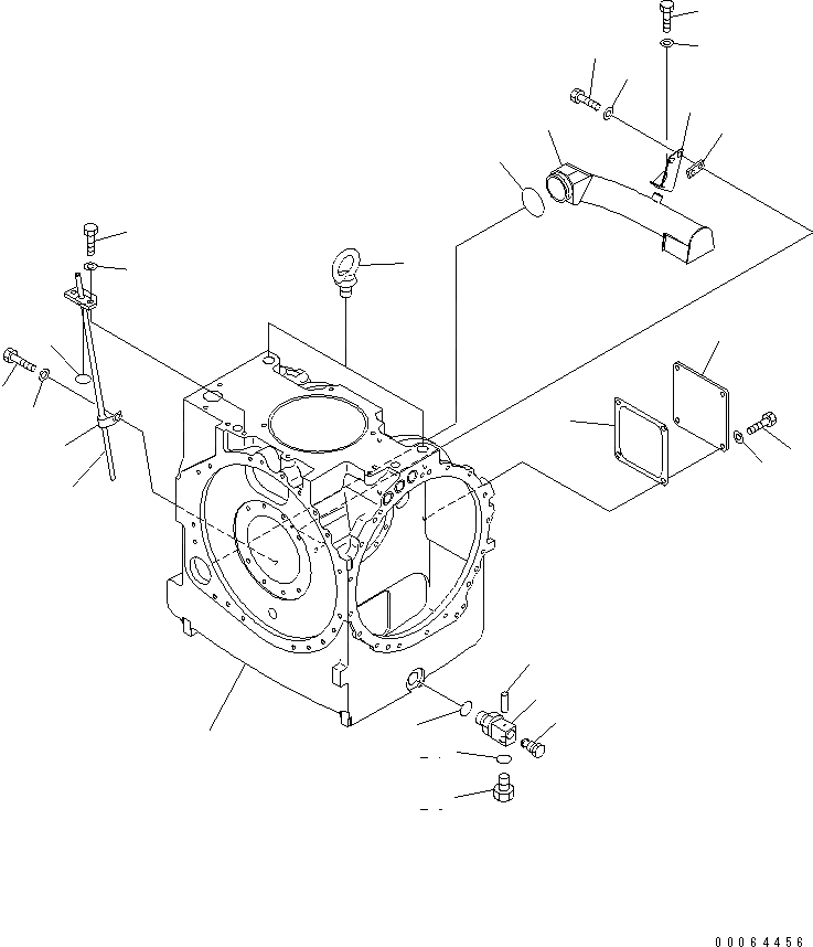 Схема запчастей Komatsu D155A-6 - РУЛЕВ. УПРАВЛЕНИЕ (ГТР КОРПУС) (/)(№8-) СИЛОВАЯ ПЕРЕДАЧА И КОНЕЧНАЯ ПЕРЕДАЧА