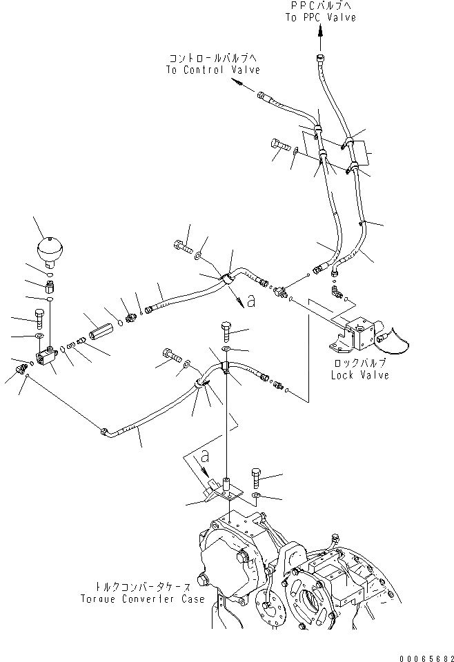 Схема запчастей Komatsu D155A-6 - СИЛОВАЯ ПЕРЕДАЧА МАСЛ. ЛИНИЯ (ACCUMLATOR)(№8-) СИЛОВАЯ ПЕРЕДАЧА И КОНЕЧНАЯ ПЕРЕДАЧА