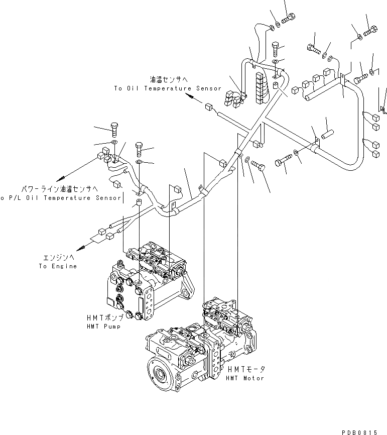 Схема запчастей Komatsu D155AX-3 - ЭЛЕКТРОПРОВОДКА (СИЛОВАЯ ЛИНИЯ) (ДЛЯ ЭЛЕКТРИЧ. СИСТЕМА МОНИТОРА ПАНЕЛЬ) СИЛОВАЯ ПЕРЕДАЧА И КОНЕЧНАЯ ПЕРЕДАЧА