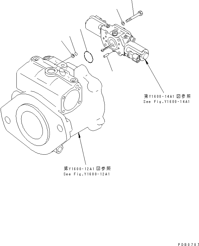 Схема запчастей Komatsu D155AX-3 - H.M.T. НАСОС (/) ОСНОВН. КОМПОНЕНТЫ И РЕМКОМПЛЕКТЫ