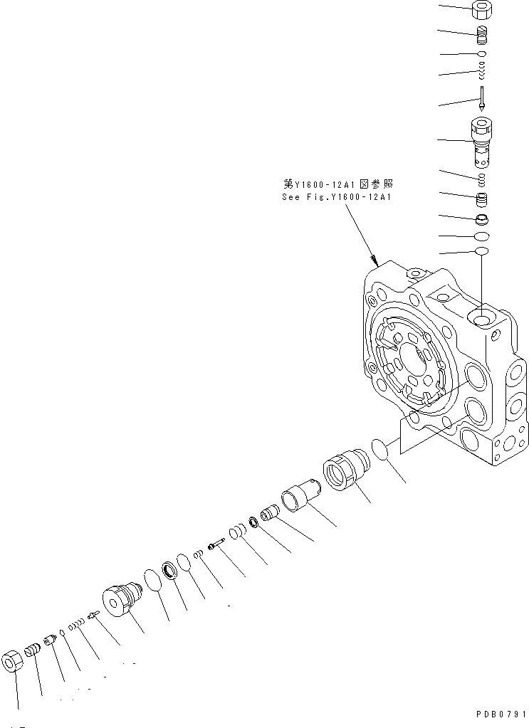 Схема запчастей Komatsu D155AX-3 - H.M.T. НАСОС (/) ОСНОВН. КОМПОНЕНТЫ И РЕМКОМПЛЕКТЫ