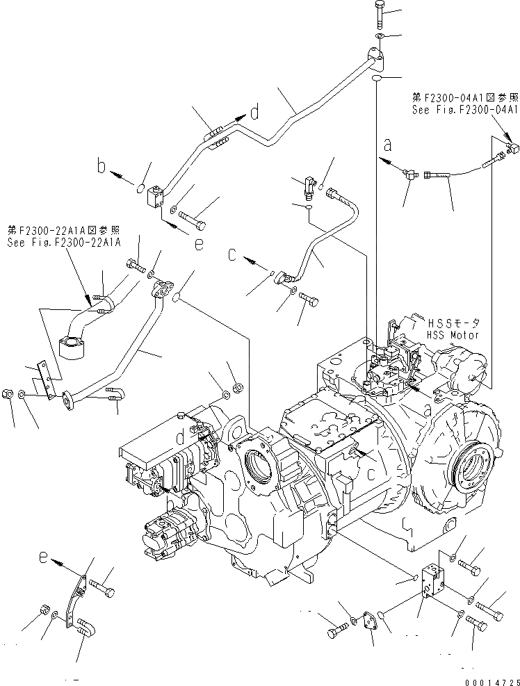 Схема запчастей Komatsu D155AX-5 - СИЛОВАЯ ГИДРОЛИНИЯ(№7-) СИЛОВАЯ ПЕРЕДАЧА И КОНЕЧНАЯ ПЕРЕДАЧА