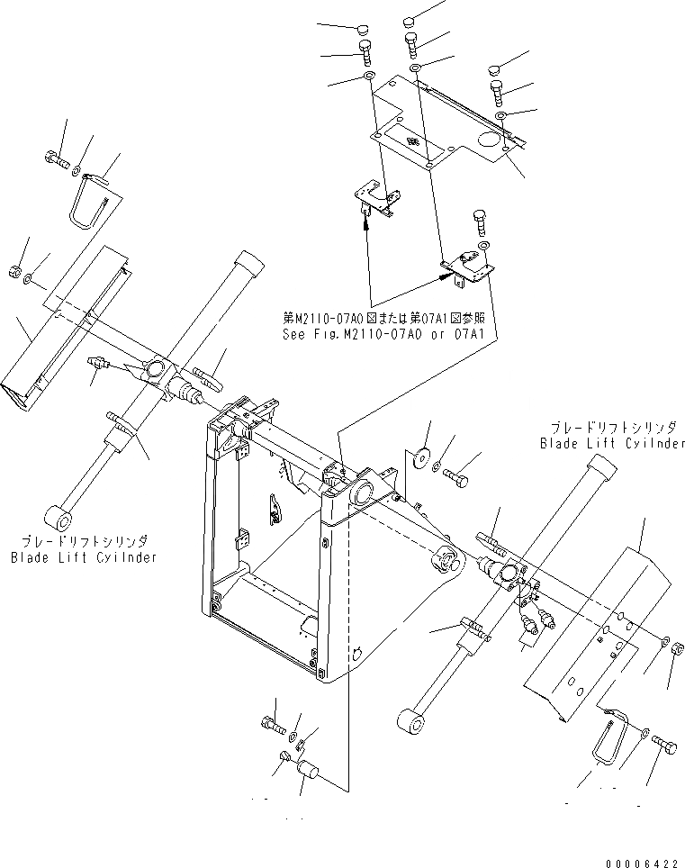 Схема запчастей Komatsu D155AX-5 - ЗАЩИТА РАДИАТОРА (ДЛЯ МАТЕРИАЛSUMOTO KOUGYO)(№7-) ЧАСТИ КОРПУСА