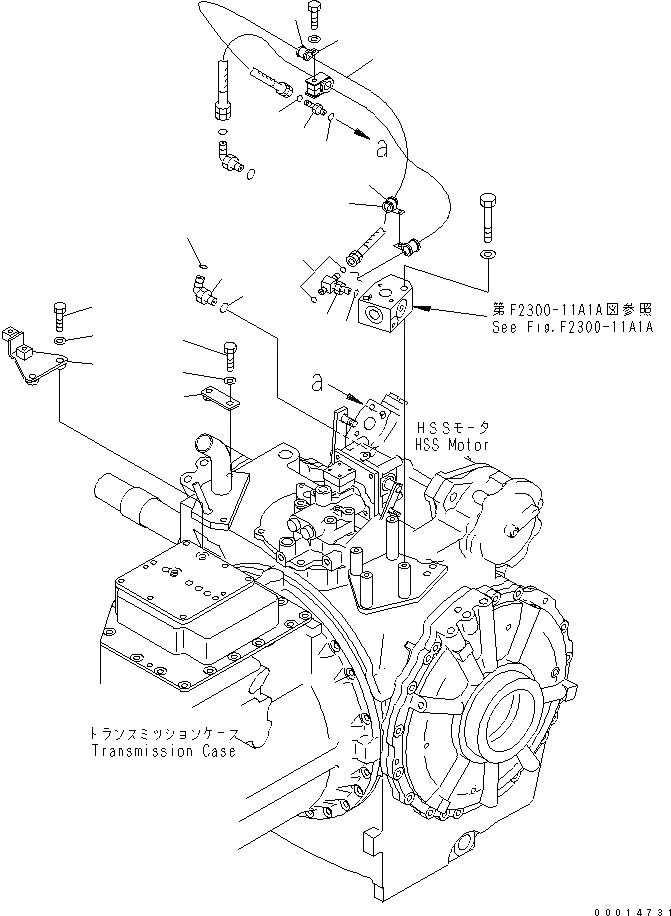 Схема запчастей Komatsu D155AX-5 - ГЛАВН. ЛИНИЯ(№7-) СИЛОВАЯ ПЕРЕДАЧА И КОНЕЧНАЯ ПЕРЕДАЧА