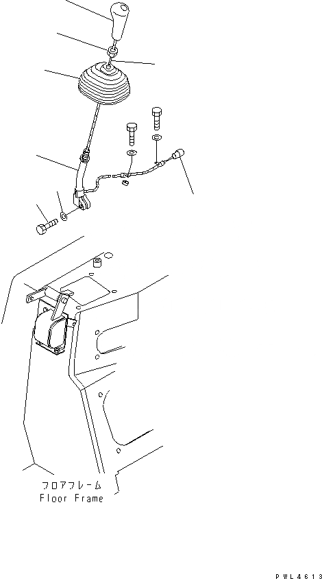 Схема запчастей Komatsu D155AX-5 - BRADE РЫЧАГ УПРАВЛ-Я И KNOB (НАКЛОНЯЕМ. ОТВАЛ)(№7-7999) КАБИНА ОПЕРАТОРА И СИСТЕМА УПРАВЛЕНИЯ