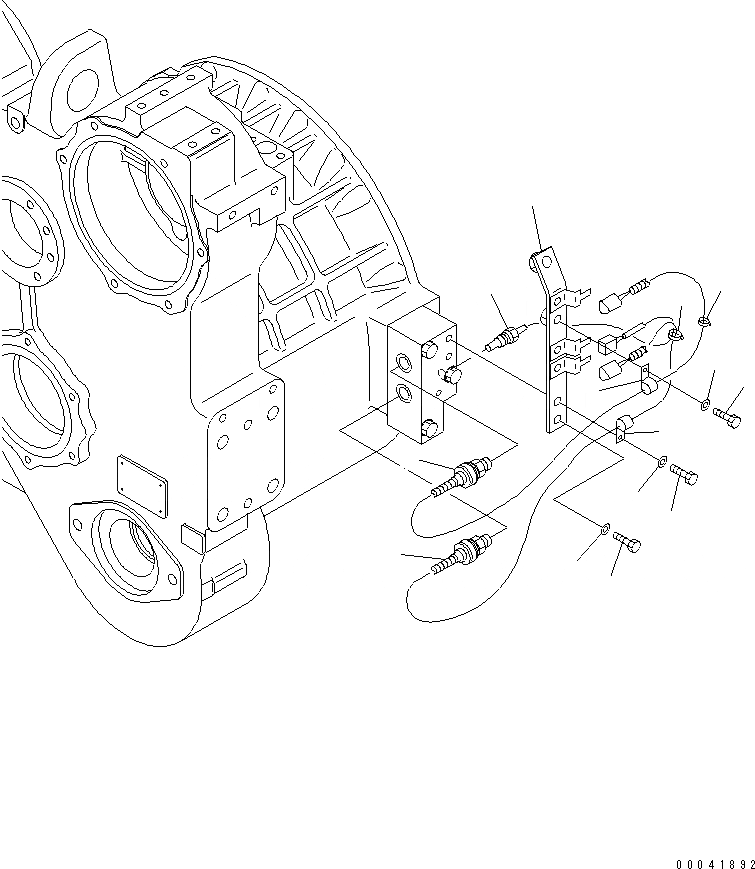 Схема запчастей Komatsu D155AX-6 - ЭЛЕКТР.(№8-) СИЛОВАЯ ПЕРЕДАЧА И КОНЕЧНАЯ ПЕРЕДАЧА