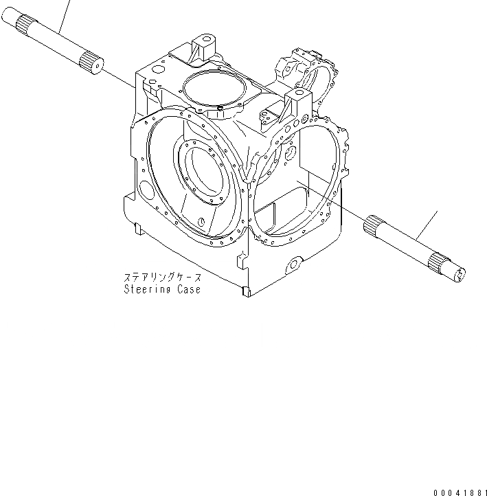 Схема запчастей Komatsu D155AX-6 - ГТР ВАЛ(№8-) СИЛОВАЯ ПЕРЕДАЧА И КОНЕЧНАЯ ПЕРЕДАЧА