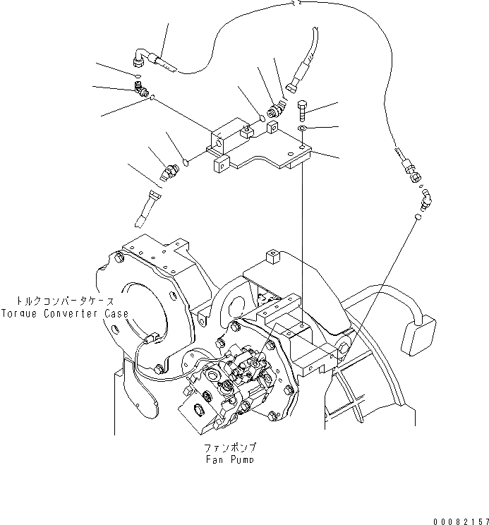 Схема запчастей Komatsu D155AX-6 - СИЛОВАЯ ПЕРЕДАЧА МАСЛ. ЛИНИЯ (ФИЛЬТР. ТРУБЫ)(№887-) СИЛОВАЯ ПЕРЕДАЧА И КОНЕЧНАЯ ПЕРЕДАЧА