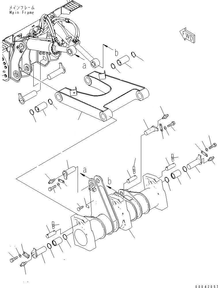 Схема запчастей Komatsu D155AX-6 - РЫХЛИТЕЛЬ (ДЛЯ МНОГОСТОЕЧН. РЫХЛИТ.)(№8-) РАБОЧЕЕ ОБОРУДОВАНИЕ