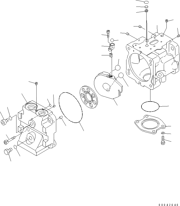 Схема запчастей Komatsu D155AX-6 - НАСОС ВЕНТИЛЯТОРА (/)(№8-) ОСНОВН. КОМПОНЕНТЫ И РЕМКОМПЛЕКТЫ