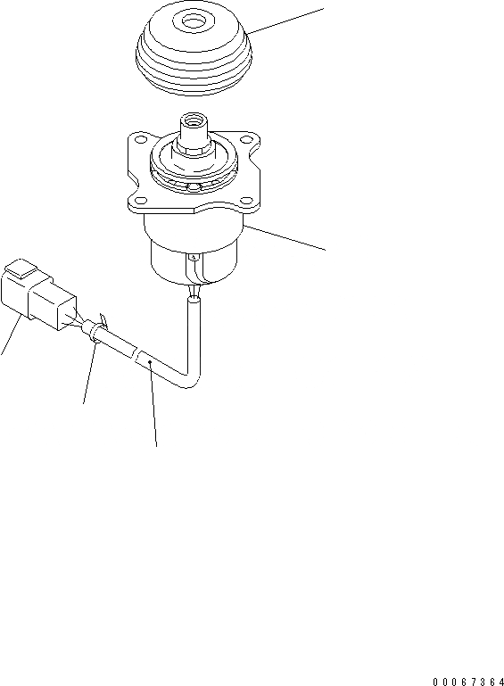 Схема запчастей Komatsu D155AX-6 - ЭЛЕКТРИЧ. РЫЧАГ (ДЛЯ ОТВАЛ)(№8-) ОСНОВН. КОМПОНЕНТЫ И РЕМКОМПЛЕКТЫ
