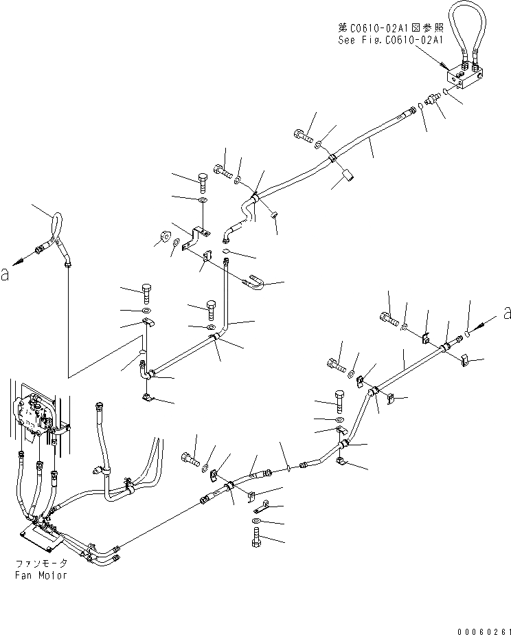 Схема запчастей Komatsu D155AX-6A - ЛИНИИ МАСЛООХЛАДИТЕЛЯ (СПЕЦ-Я ДЛЯ СВАЛОК) (/)(№8-88) СИСТЕМА ОХЛАЖДЕНИЯ