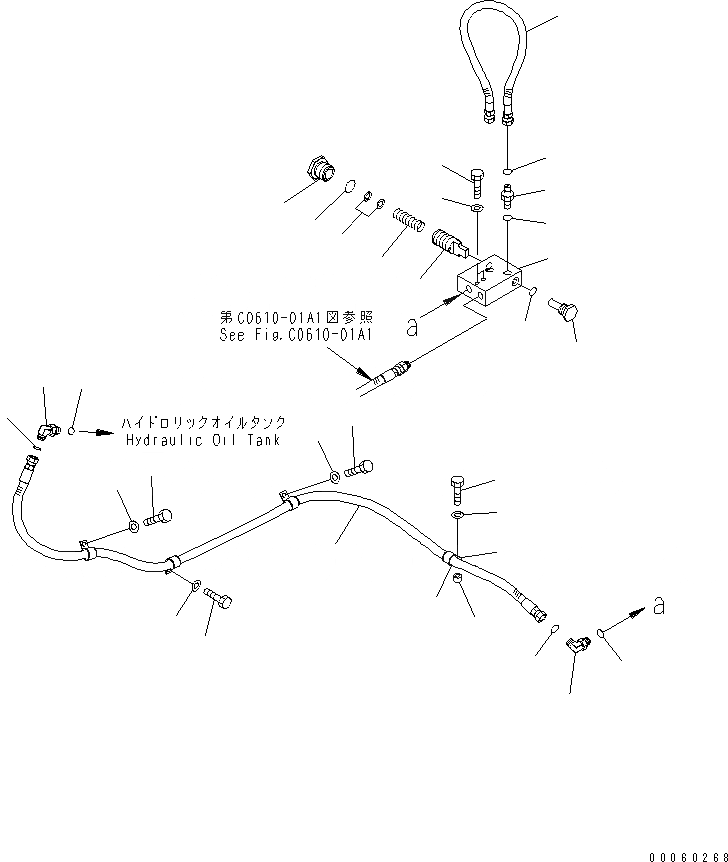 Схема запчастей Komatsu D155AX-6A - ЛИНИИ МАСЛООХЛАДИТЕЛЯ (СПЕЦ-Я ДЛЯ СВАЛОК)(/)(№8-) СИСТЕМА ОХЛАЖДЕНИЯ