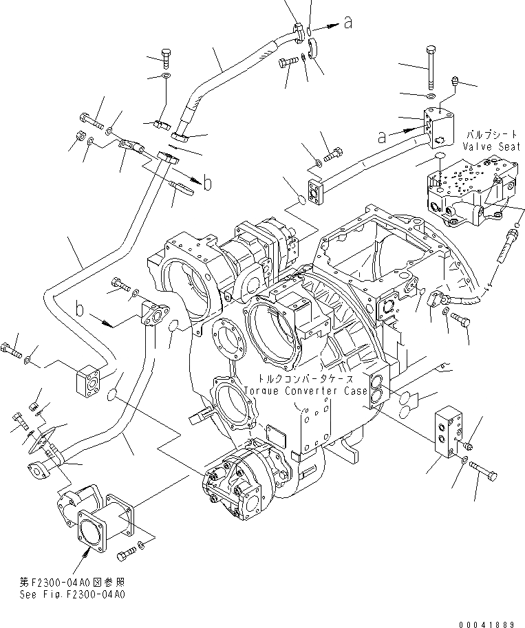 Схема запчастей Komatsu D155AX-6A - СИЛОВАЯ ГИДРОЛИНИЯ(№8-) СИЛОВАЯ ПЕРЕДАЧА И КОНЕЧНАЯ ПЕРЕДАЧА