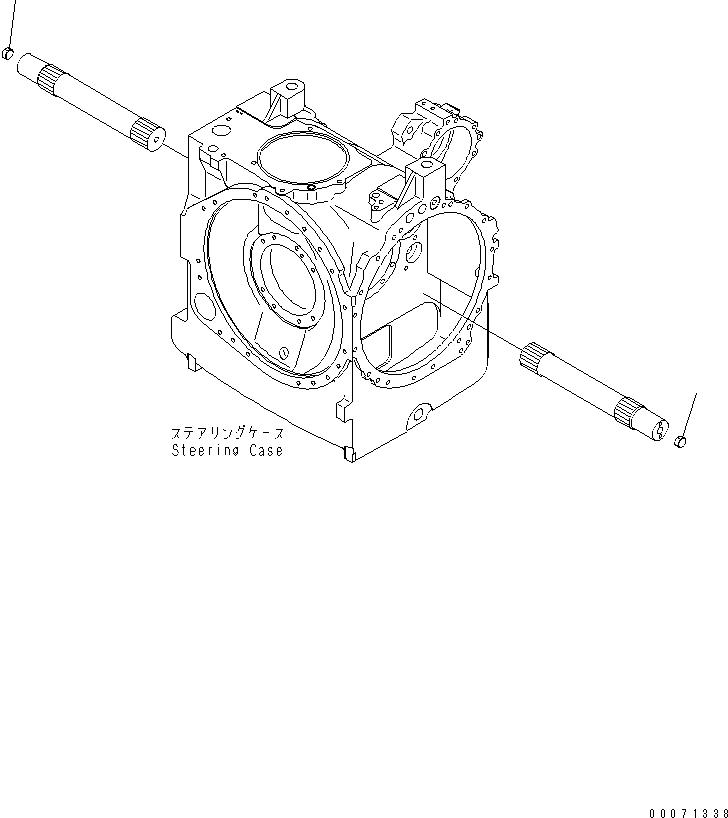 Схема запчастей Komatsu D155AX-6A - СИЛОВАЯ ПЕРЕДАЧА (BUTTON)(№8-) СИЛОВАЯ ПЕРЕДАЧА И КОНЕЧНАЯ ПЕРЕДАЧА