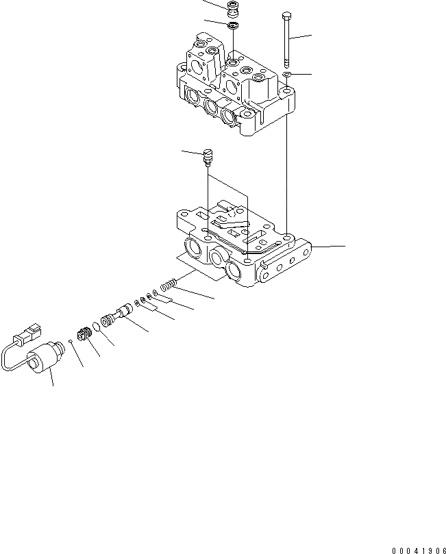 Схема запчастей Komatsu D155AX-6A - КЛАПАН ТРАНСМИССИИ (/)¤ НИЖН. КЛАПАН И MOUTING(№8-) СИЛОВАЯ ПЕРЕДАЧА И КОНЕЧНАЯ ПЕРЕДАЧА