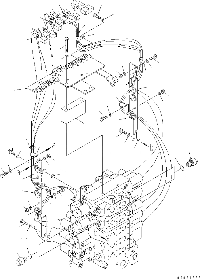 Схема запчастей Komatsu D155AX-6A - УПРАВЛЯЮЩ. КЛАПАН (ОДИНОЧН. НАКЛОН.) (C.L.S.S.КЛАПАН) (9/9)(№8-) ОСНОВН. КОМПОНЕНТЫ И РЕМКОМПЛЕКТЫ