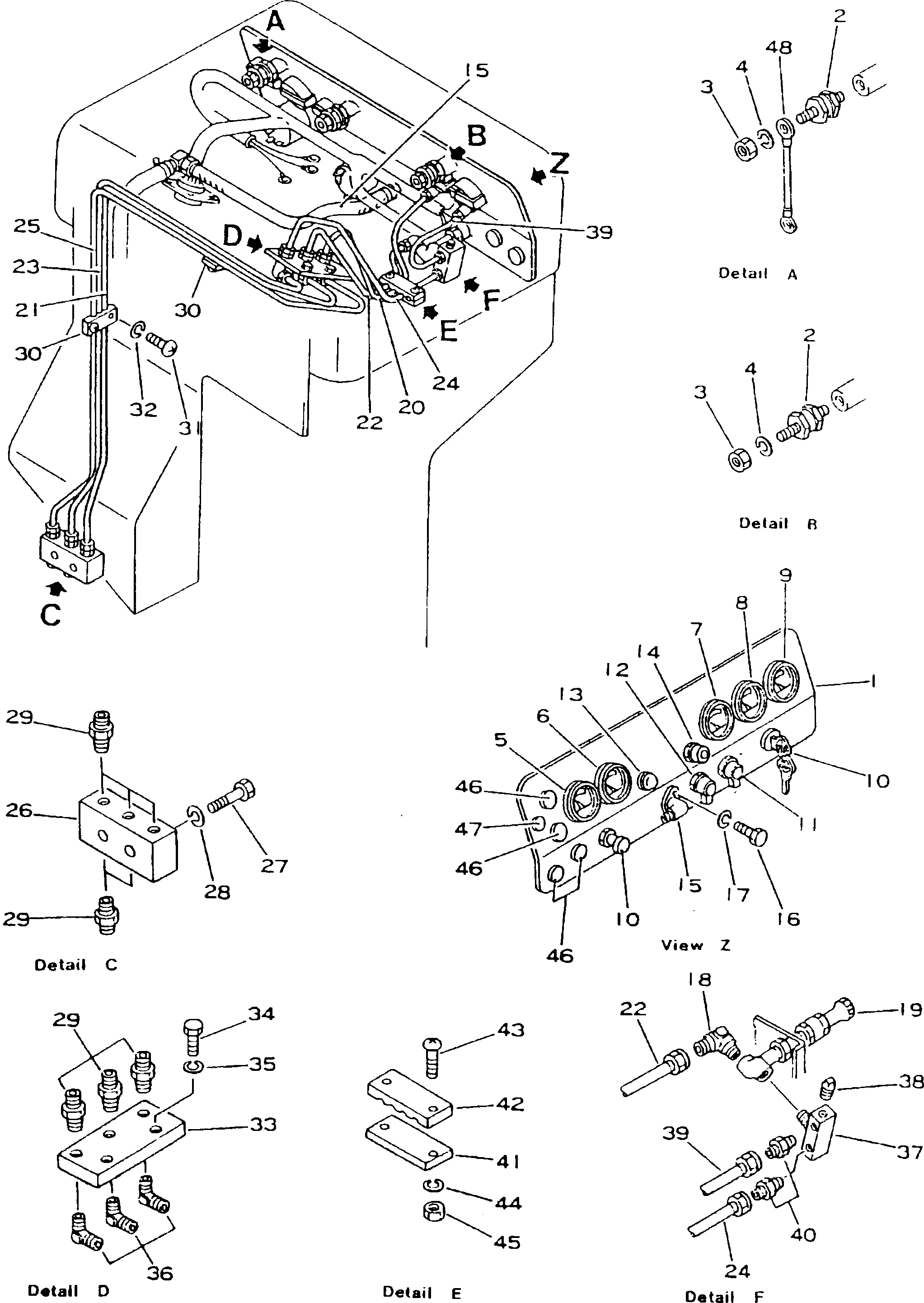 Схема запчастей Komatsu D155C-1P-ZZ - ПАНЕЛЬ ПРИБОРОВ(№8-78) КОМПОНЕНТЫ ДВИГАТЕЛЯ И ЭЛЕКТРИКА