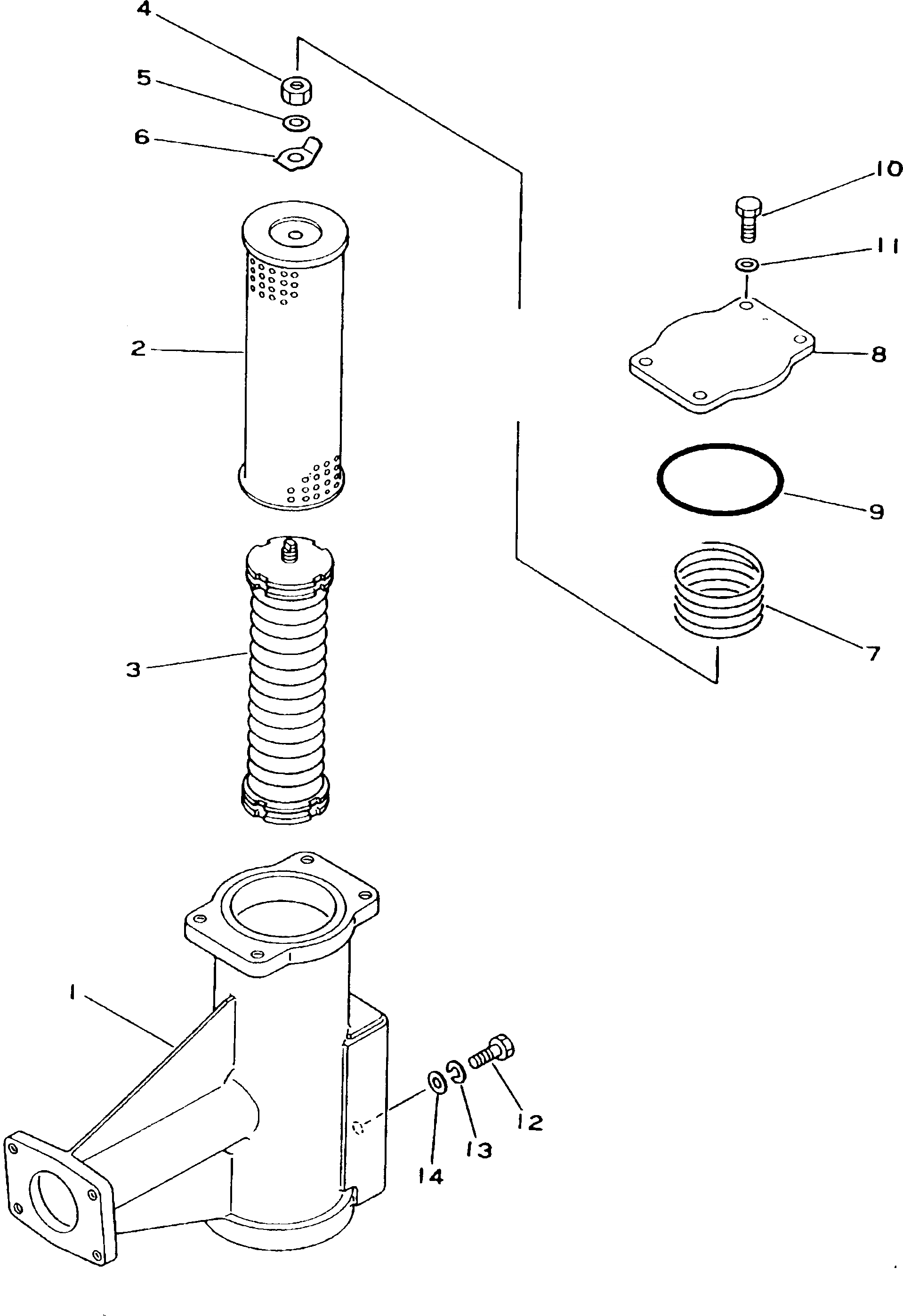 Схема запчастей Komatsu D155C-1P-ZZ - ФИЛЬТР РУЛЕВ. УПРАВЛ-Я КОНЕЧНАЯ ПЕРЕДАЧА И СИСТЕМАУПРАВЛЕНИЯ ПОВОРОТОМ