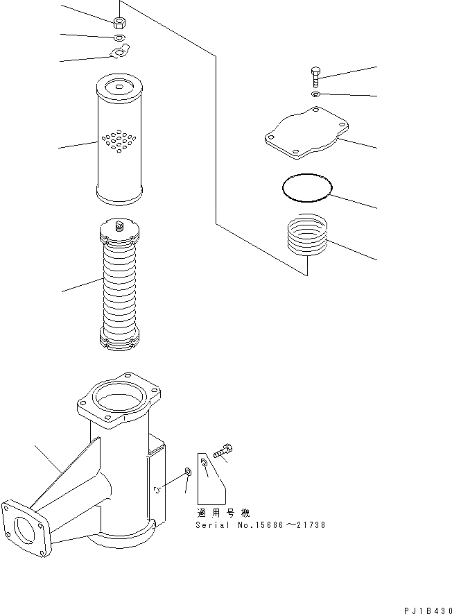 Схема запчастей Komatsu D155C-1P - ФИЛЬТР РУЛЕВ. УПРАВЛ-Я СИЛОВАЯ ПЕРЕДАЧА И КОНЕЧНАЯ ПЕРЕДАЧА