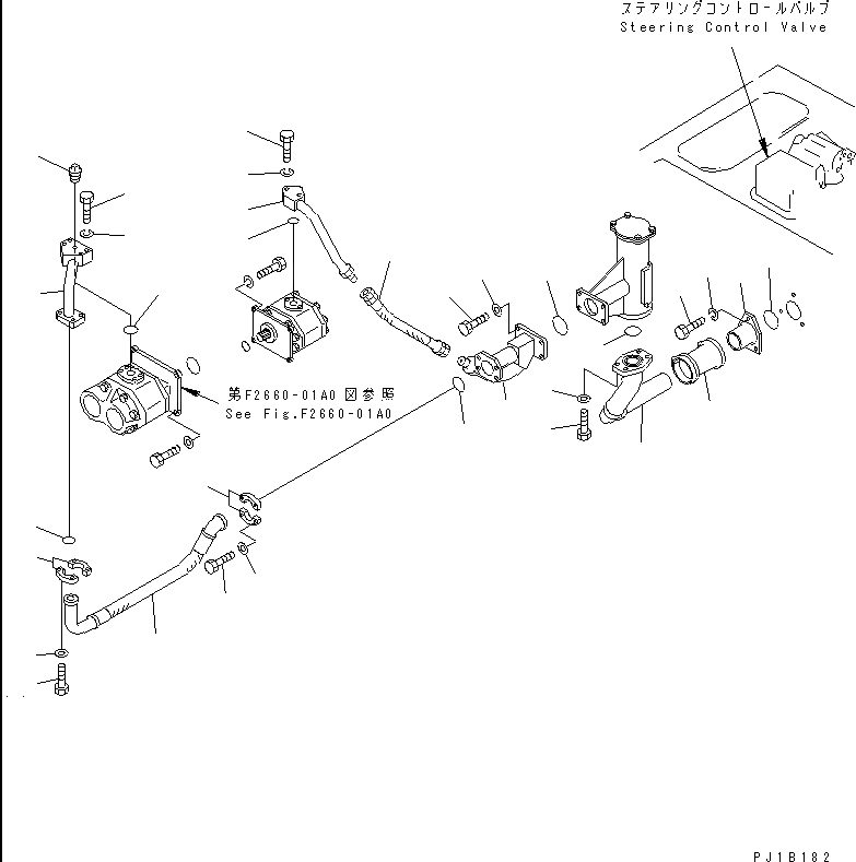 Схема запчастей Komatsu D155C-1 - ГИДРАВЛИКА РУЛ. УПРАВЛЕНИЯ (ВСАСЫВ. ЛИНИЯ)(№78-) СИЛОВАЯ ПЕРЕДАЧА И КОНЕЧНАЯ ПЕРЕДАЧА