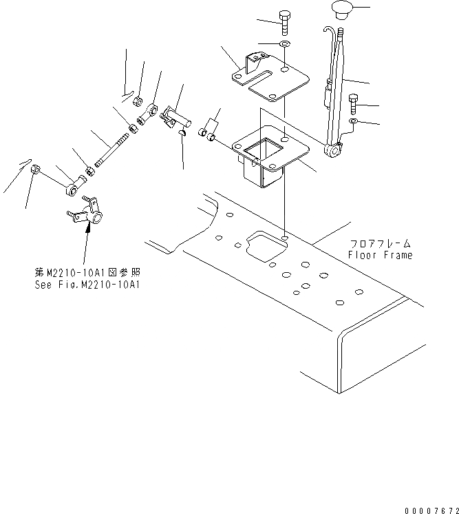 Схема запчастей Komatsu D155C-1 - УПРАВЛ-Е ЗАСЛОНКОЙ РАДИАТОРА РЫЧАГ (ДЛЯ ДВИГАТЕЛЬ)(№8-) КАБИНА ОПЕРАТОРА И СИСТЕМА УПРАВЛЕНИЯ