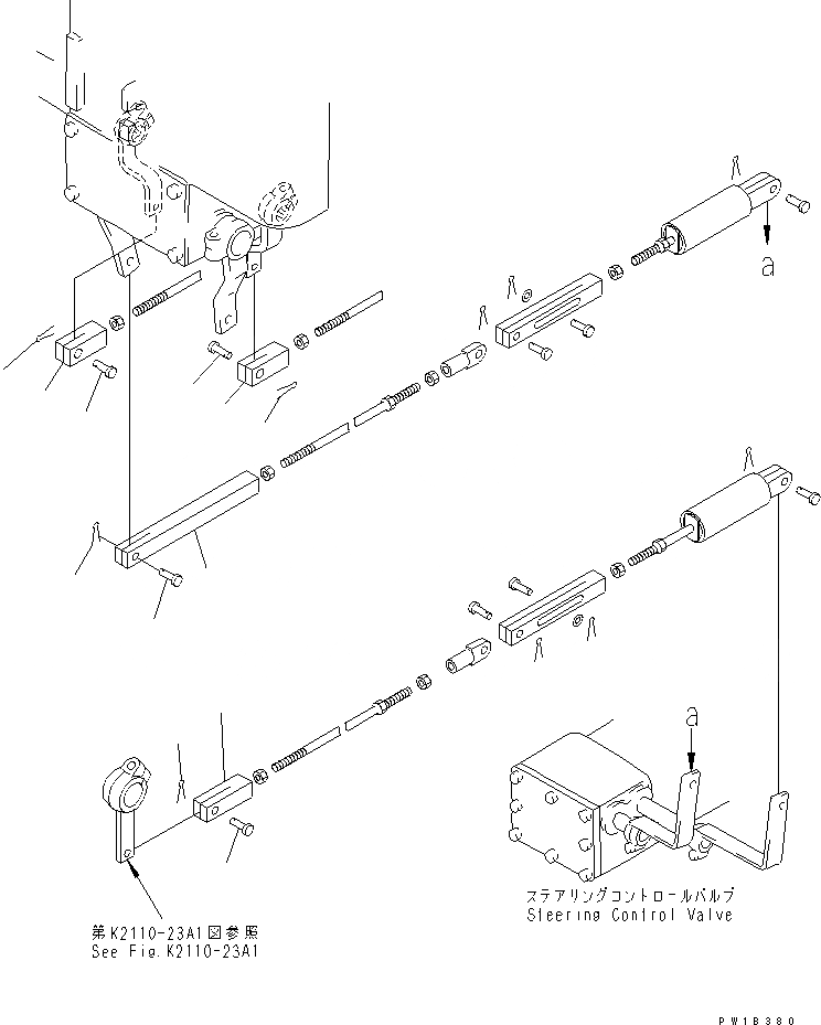 Схема запчастей Komatsu D155C-1 - РУЛЕВ. УПРАВЛЕНИЕ И УПРАВЛ-Е ТОРМОЗОМ МЕХАНИЗМ (ДЛЯ ДВИГАТЕЛЬ)(№8-) КАБИНА ОПЕРАТОРА И СИСТЕМА УПРАВЛЕНИЯ